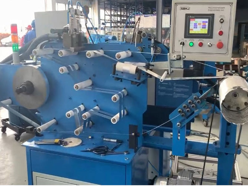 Máquina de ductos flexibles de aluminio en espiral